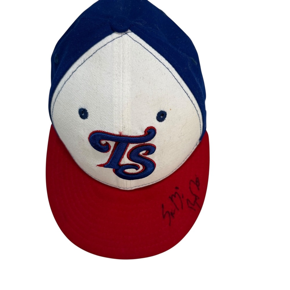 New Era 59FIFTY Minor League Baseball Cap Size‎ 6 3/4 Signed Autograph